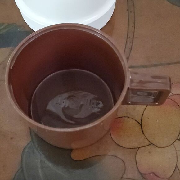 Thermos Nestlé Rich'n Creamy Hot Cocoa Mix Thermos Stopper Cup 14 oz. VINTAGE - Picture 6 of 9